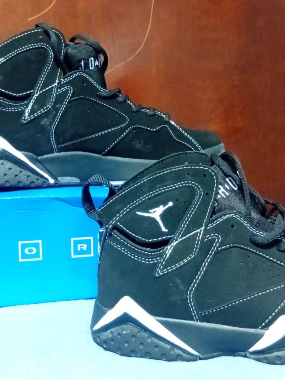 Jordan Kids Black and White High-Top Sneakers